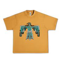 Peanut Butter Cowhide Aztec Thunderbird Urban Heavy Tee - Bettercallsaul