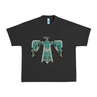 Pigment Black Cowhide Aztec Thunderbird Urban Heavy Tee - Bettercallsaul