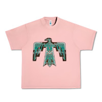 Salmon Cowhide Aztec Thunderbird Urban Heavy Tee - Bettercallsaul