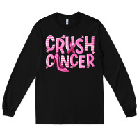 Black crush cancer Long Sleeve Tee - NancyCooperArtShop