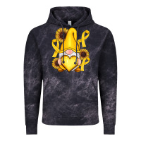 Cloud Black Childhood Cancer gnome Vintage Hoodie - RanaPortraitStore