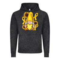 Vintage Black Childhood Cancer gnome Vintage Hoodie - RanaPortraitStore