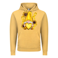 Vintage Mustard Childhood Cancer gnome Vintage Hoodie - RanaPortraitStore