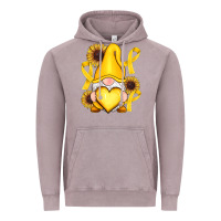 Vintage Zinc Childhood Cancer gnome Vintage Hoodie - RanaPortraitStore