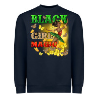 Navy black girl magic Heavyweight Sweatshirt - CowGirlArtShop