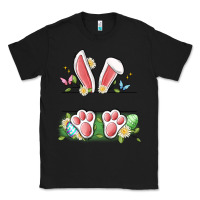 Black easter bunny name frame Classic Tee - Artiststas