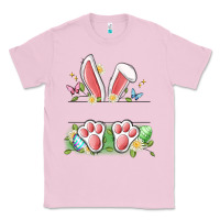 Bubblegum Pink easter bunny name frame Classic Tee - Artiststas
