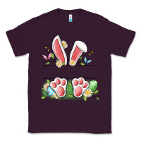 Plum easter bunny name frame Classic Tee - Artiststas