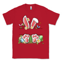 Red easter bunny name frame Classic Tee - Artiststas