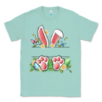 Seafoam easter bunny name frame Classic Tee - Artiststas