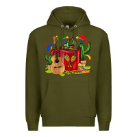 Army Green Mexico Coffee Mug Premium Hoodie - FaDigitalArtStudio