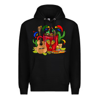Black Mexico Coffee Mug Premium Hoodie - FaDigitalArtStudio