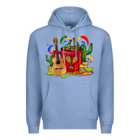 Colony Blue Mexico Coffee Mug Premium Hoodie - FaDigitalArtStudio