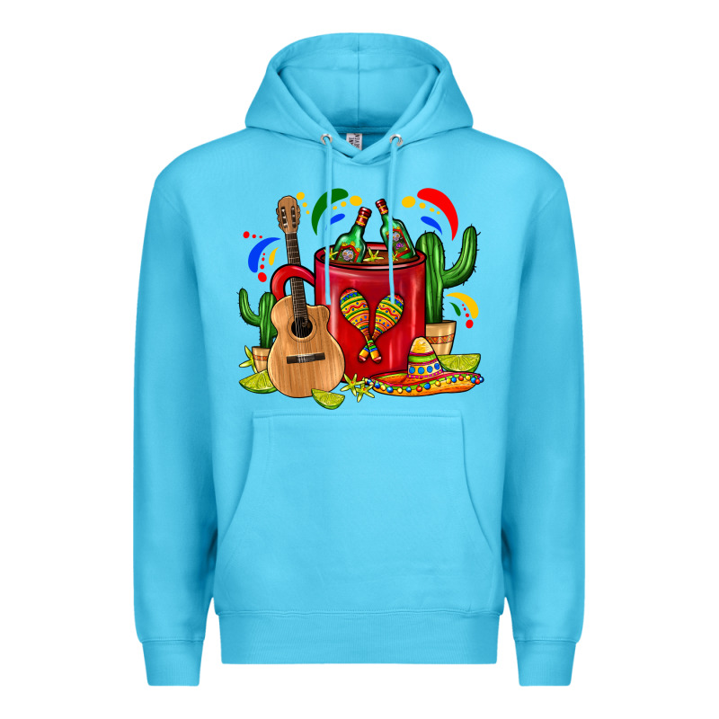 Mexico Coffee Mug Premium Hoodie by FaDigitalArtStudio | Teevron