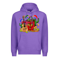 Purple Mexico Coffee Mug Premium Hoodie - FaDigitalArtStudio