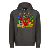 Smoke Mexico Coffee Mug Premium Hoodie - FaDigitalArtStudio