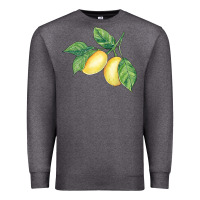 Charcoal Heather lemons Premium Sweatshirt - BundleAndBundleShop