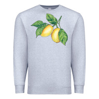 Heather Grey lemons Premium Sweatshirt - BundleAndBundleShop