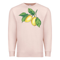 Pale Pink lemons Premium Sweatshirt - BundleAndBundleShop