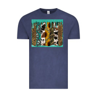 Vintage Denim western brushstroke tumbler Vintage Tee - Jasminsmagicworld