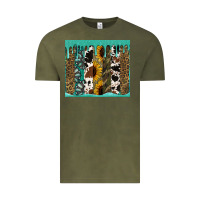 Western Brushstroke Tumbler Vintage Tee | Teevron
