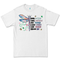 White dragonfly smile tink give laugh love dream Premium Tee - MaliasSmallBusiness
