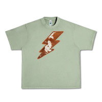 Oil Green Cowhide Patterned Lightning Urban Heavy Tee - Bettercallsaul