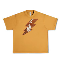 Peanut Butter Cowhide Patterned Lightning Urban Heavy Tee - Bettercallsaul