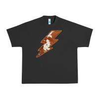 Pigment Black Cowhide Patterned Lightning Urban Heavy Tee - Bettercallsaul