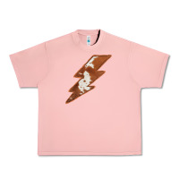 Salmon Cowhide Patterned Lightning Urban Heavy Tee - Bettercallsaul