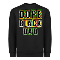 Black dope black dad Heavyweight Sweatshirt - CowGirlArtShop