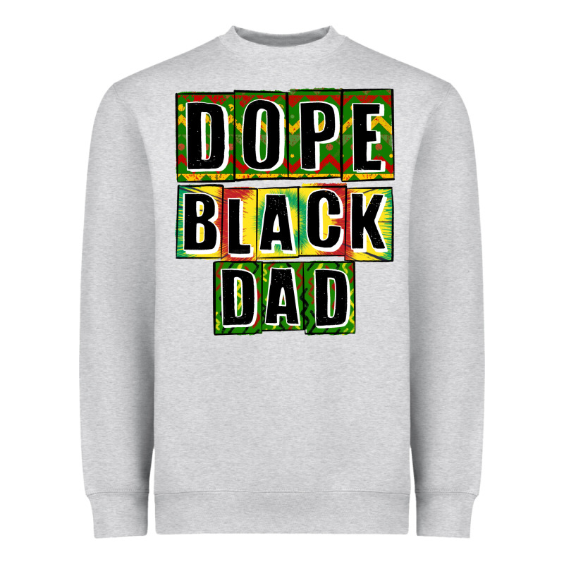 Dope Black Dad Heavyweight Sweatshirt by CowGirlArtShop | Teevron