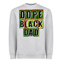 Heather Grey dope black dad Heavyweight Sweatshirt - CowGirlArtShop