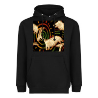 Black african ethnic animal seamless pattern Heavyweight Hoodie - BundleAndBundleShop