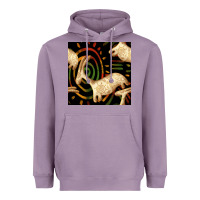 Lavender african ethnic animal seamless pattern Heavyweight Hoodie - BundleAndBundleShop