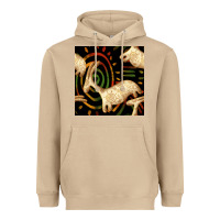 Mushroom african ethnic animal seamless pattern Heavyweight Hoodie - BundleAndBundleShop