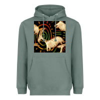 Sage african ethnic animal seamless pattern Heavyweight Hoodie - BundleAndBundleShop