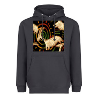 Smoke african ethnic animal seamless pattern Heavyweight Hoodie - BundleAndBundleShop