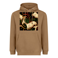 Toasted Coconut african ethnic animal seamless pattern Heavyweight Hoodie - BundleAndBundleShop