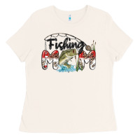 Bone fishing mom Ladies Tee - MaliasSmallBusiness