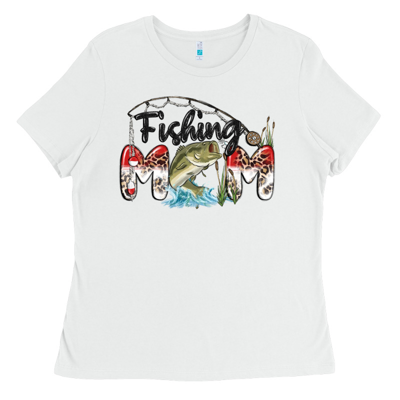 Fishing Mom Ladies Tee by MaliasSmallBusiness | Teevron