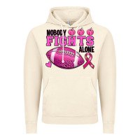 Vintage Artic Nobody Fights Alone Breast Cancer Vintage Hoodie - RanaPortraitStore