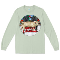 Matcha Merry Christmas Charolais Bull Long Sleeve Tee - RanaPortraitStore