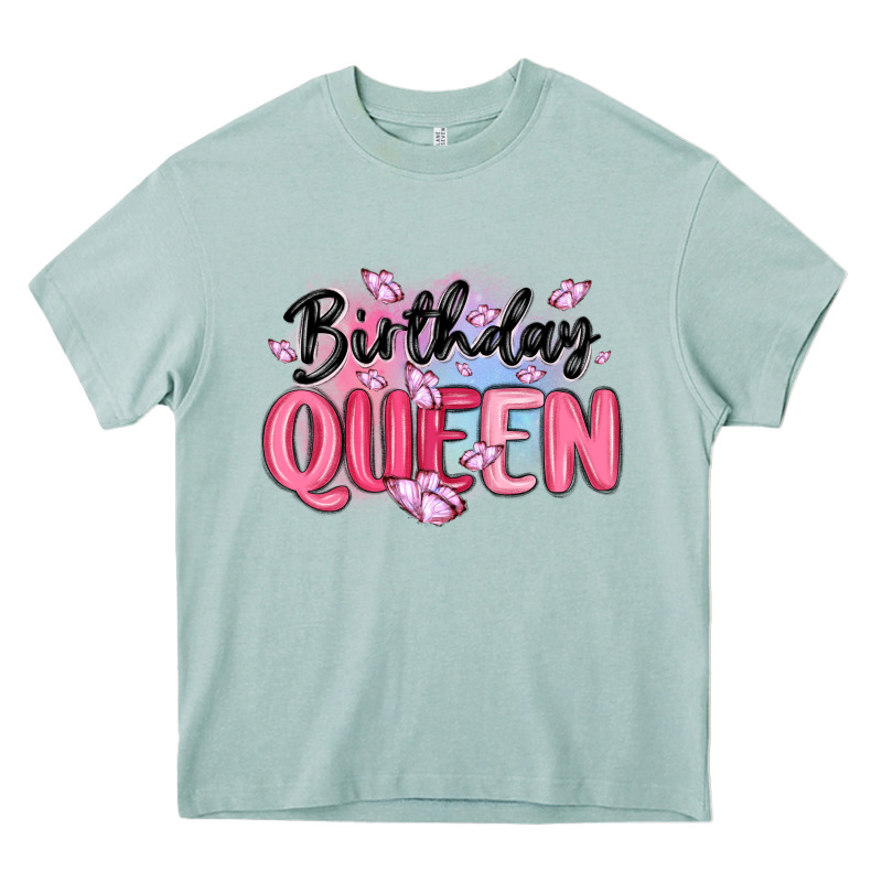 Birthday Queen Heavy Core Tee by MaliasSmallBusiness | Teevron