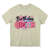Mossy birthday queen Heavy Core Tee - MaliasSmallBusiness