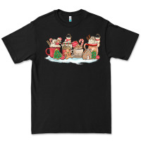 Black christmas cookie coffe cups Premium Tee - MaliasSmallBusiness