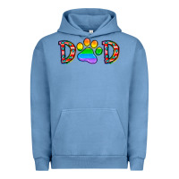 Pigment Pebble Blue dad lgbt Urban Hoodie - CowhideDigitalArt