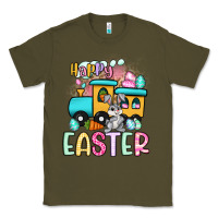 Army Green happy easter train Classic Tee - Artiststas