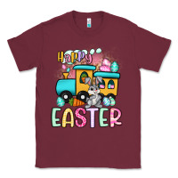 Burgundy happy easter train Classic Tee - Artiststas
