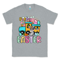 Heather Grey happy easter train Classic Tee - Artiststas